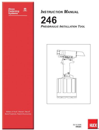 Huck 246 riveter manual for sale