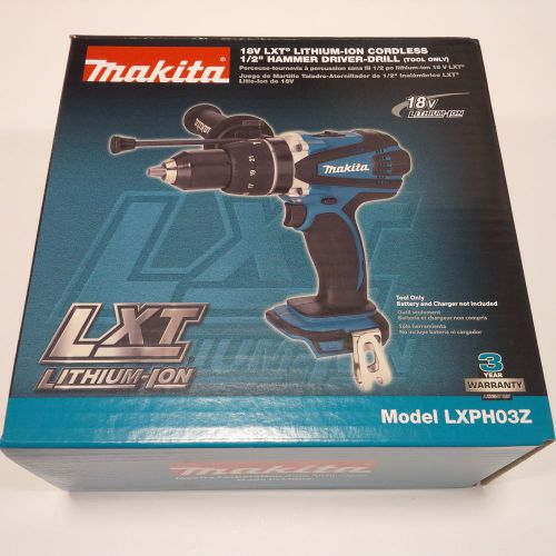 New In Factory Box Makita 18 Volt LXPH03 Cordless 1/2&#034; Battery Hammer Drill 18V