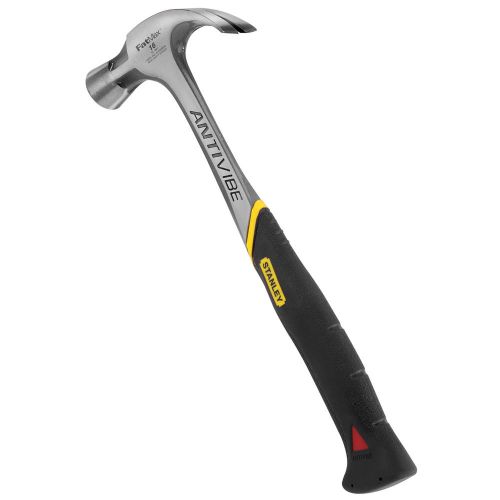 Stanley 51-941 16-Ounce FatMax AntiVibe Curve Claw Nailing Hammer