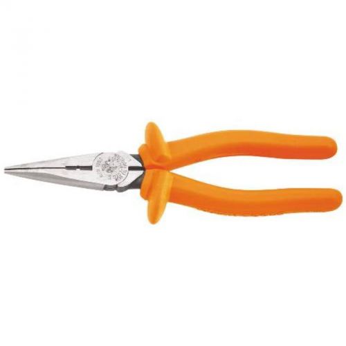 Klein Long Nose Pliers Insulated 8&#034; D203-8-INS KLEIN TOOLS D203-8-INS