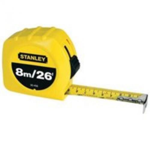 Stanley Tape Rule 8M/26&#039; STANLEY TOOLS Tape Measures-Sae/ Metric 30-456