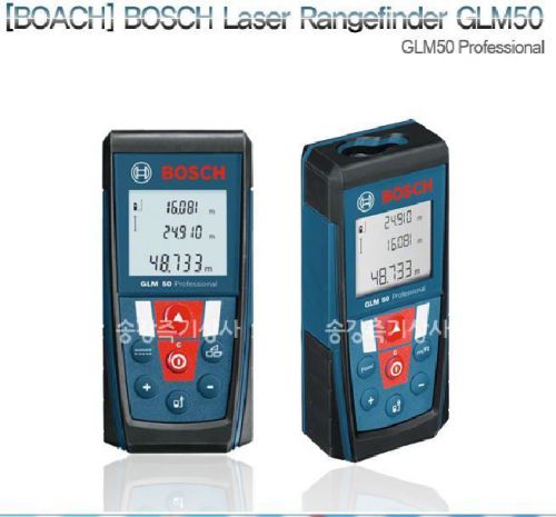 BOSCH GLM 50  Laser Distance Measurer (Laser Rangefinder) 165Feet / 50Meters