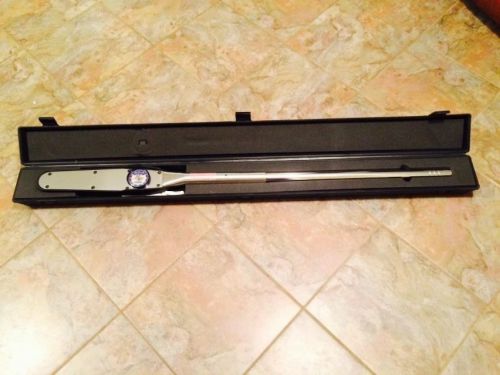 Snap on ind cdi torque wrench dial single scale 3/4&#034; drive  0-600 lbs 6004ldfnss for sale