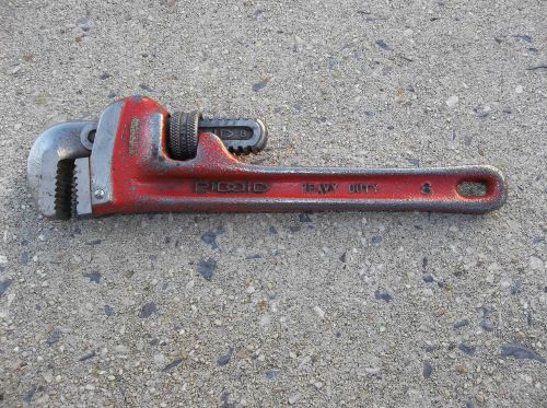 8&#034; RIDGID Pipe Wrench, The Ridge Tool Co. Elyria Ohio