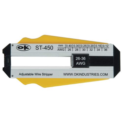 Wire Stripper, 36 to 26 AWG, 3-7/8 In ST-450