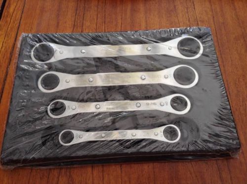 SNAP-ON RB604C 4-PIECE RATCHETING BOX WRENCH SET NEW!