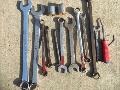 14 tools. armstrong 1-1/8 25-236 wrench, plomb tools, craftsman, mac for sale