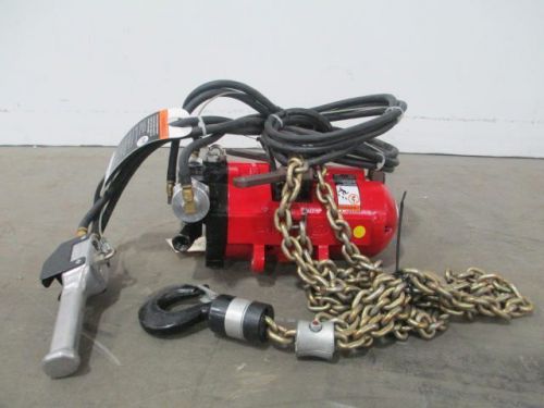 Ingersoll rand 7790a-2a12-c8 90psi up/down control pneumatic hoist 1ton d244270 for sale