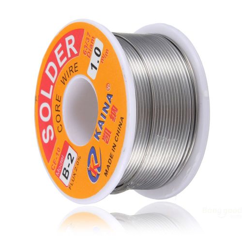 NEW 63/37 tin/lead Rosin Core Solder Wire 1mm 3.5 OZ Spool 45FT FROM CA