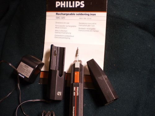 rechargeable Philips soldering iron-rare