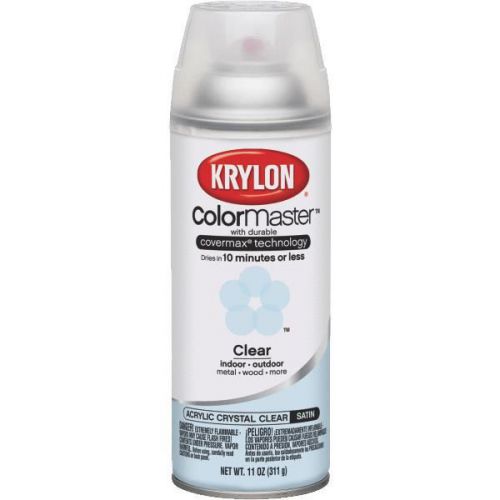 ColorMaster Clear Spray Finish Acrylic-CLEAR SATIN SPRAY FINISH