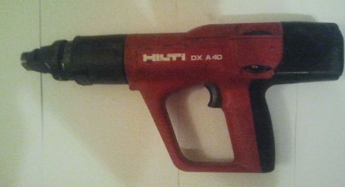 Hilti DX-A40 Powder Actuated Concrete Nailer Nail Gun Tool