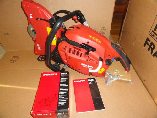 Hilti dsh 700 saw 14&#034; hand held gas saw 385636 with 2 14&#034; blades 2025191 new for sale