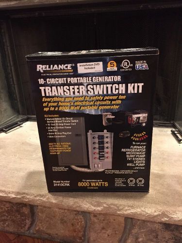 Reliance Pro/Tran 10-Circuit 30-Amp Generator Transfer Switch Kit