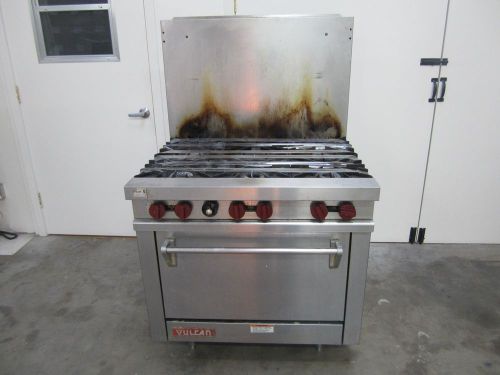 Vulcan range 6 burner stove w/ oven 36&#034; natural gas used pick up only for sale