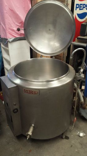 very nice used stainless groen soup stream jacketed kettle EE-40