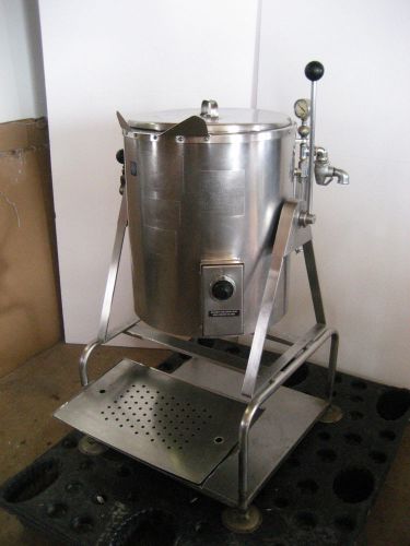 Steam jacketed kettle tilt 40 qt 10 gallon brewery boil pasteurize soup candy for sale