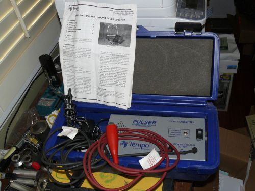 Tempo pe2003 pulser ground fault locator kit 2000h greenlee untested for sale