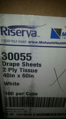 (100/Box) Riserva Drape Sheets 30035 2 Ply 40&#034; x 60&#034;