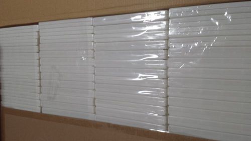 100 PREMIUM STANDARD Solid White Color Double DVD Cases