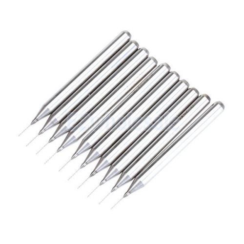 10pcs 0.25mm carbide end mill tungsten steel blade cnc/pcb engraving bit for sale