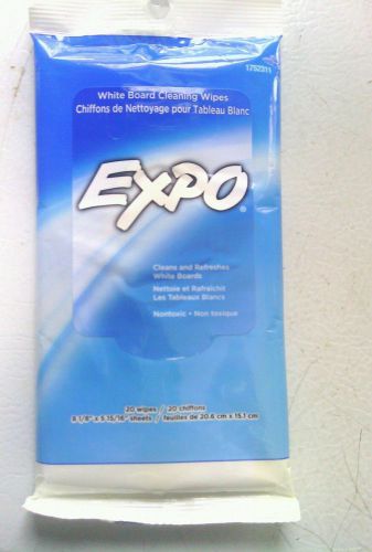 Expo white board cleaning wipes nontoxic 20 wipes for sale