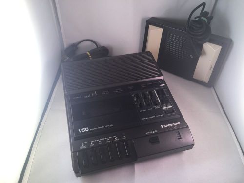 PANASONIC CASSETTE TRANSCRIBER RR-830 and RP-2692 FOOT SWITCH  TESTED WORKING
