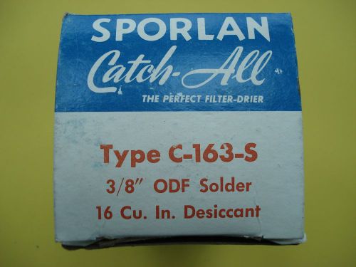 New SPORLAN Catch-All   Type C-163-S    3/8&#034; ODF Solder
