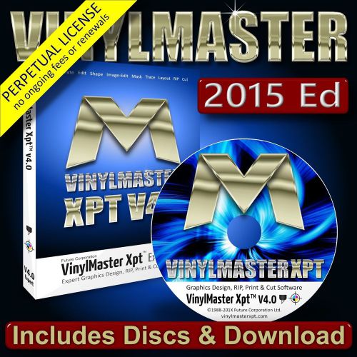 3d shading + special effects + rip print &amp; cut sign software vinylmaster xpt v4 for sale