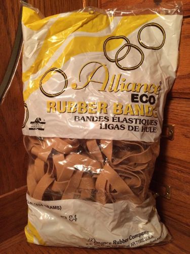 Alliance Eco Rubber Bands Size 84 Bulk 25 Pound Case 3.5&#034; x 0.5&#034;