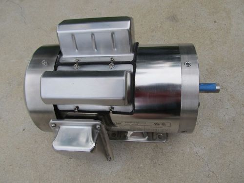 DAYTON 11G254 WASH DOWN MOTOR 1HP 1745RPM FOR FOOD PROCESSING AND MORE