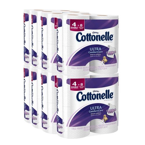 Cottonelle Ultra Comfort Care Toilet Paper, Double Roll Economy Plus Pack, 32 Co
