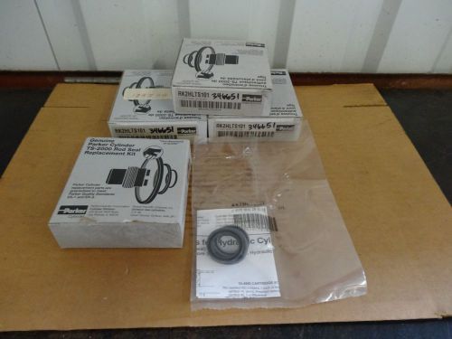 4 new parker 1&#034; tuff seal kit 2h-3l-vh  rod seal hydraulic new rk2hlts101 for sale