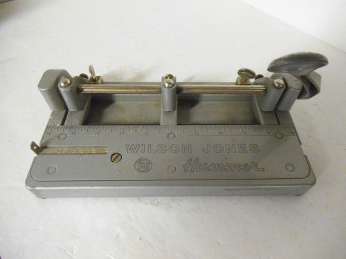 VINTAGE 3 HOLE PAPER PUNCH....by WILSON JONES..(THE HUMMER)