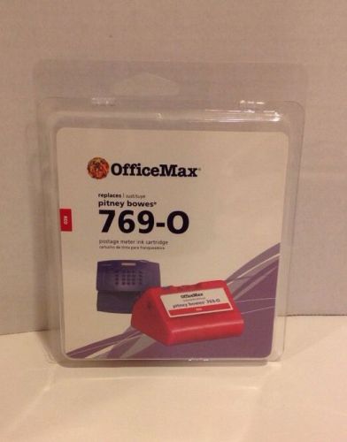 Office Max Pitney Bowes Compatible Postage Meter Ink 769-0 New in package.