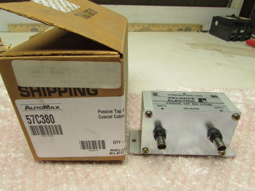 RELIANCE ELECTRIC 57C380 PASSIVE TAP FOR COAXIAL CABLE.NIB MAKE OFFER !!