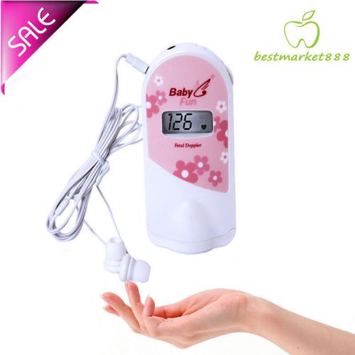 NEW CE 2.5 MHz Fetal Doppler Fetal Heart Monitor with LCD display