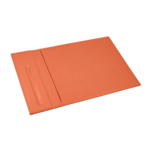 LUCRIN - A4 note pad - Smooth Cow Leather - Orange