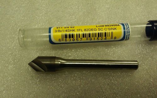 3/8&#034;&#034; diameter 82° degree 1 flute solid carbide countersink ultra-tool usa for sale