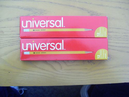 Universal Black Lead Pencils No. 2 Packs Lot (NEW)