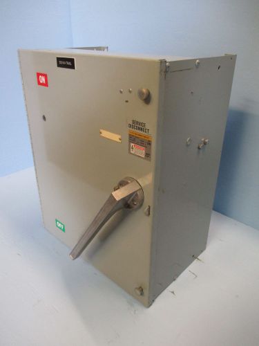 Ite siemens 800 amp 600v vf357tl fusible vacu-break panelboard switch 800a for sale