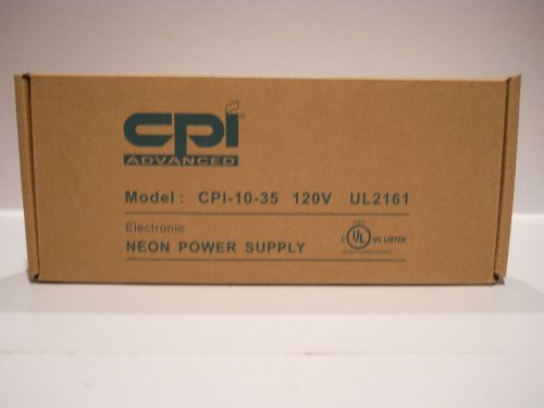 CPI ADVANCED electronic 10,000 volt 35 MA neon transformer
