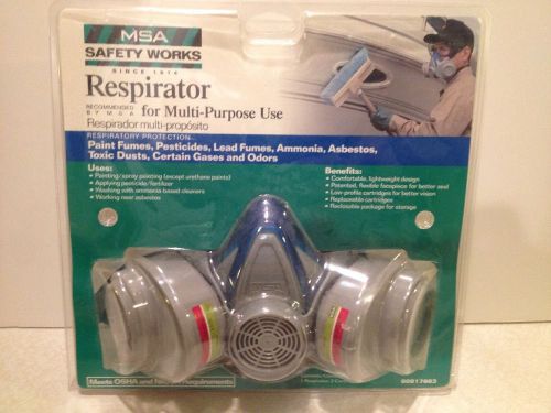 Multi-purpose 00817663-MSA Safety Works Respirator New In Box