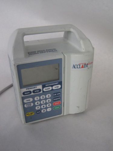 Hospira abbott acclaim encore electronic fluid iv infusion pump patient therapy for sale