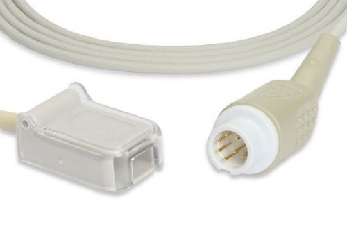 Mindray® beneview t5, t8 masimo® lncs compatible spo2 adapter cable 0010-30-4273 for sale
