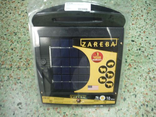 ZAREBA SOLAR POWERED 10 MILE, .15 JOULE, MODEL#ESP10M-Z ELECTRIC FENCE CONTROL