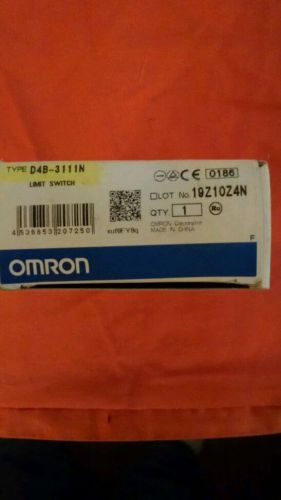 Omron Limit Switch D4B-3111N