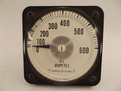 Ge ammeter 0-600 type ab-30 f451xy for sale