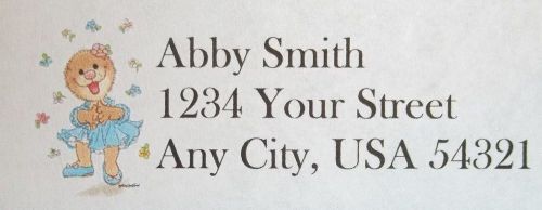 Suzy&#039;s Zoo Emily Marmot return address labels 30 per sheet