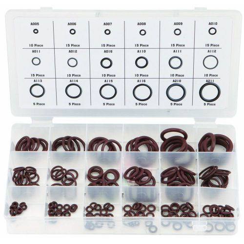 180 Piece Viton O Ring Kit Excellent Protection in High Heat Applications!